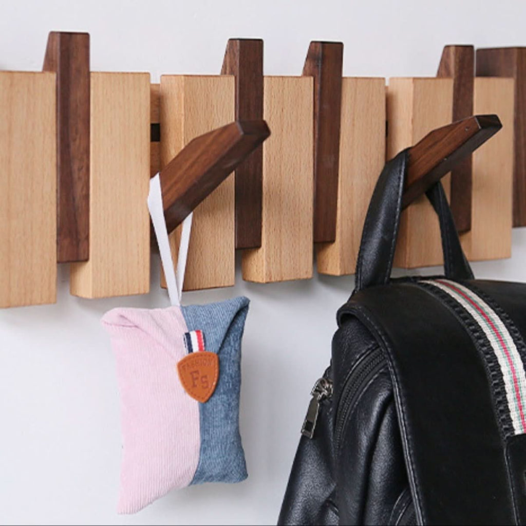 Pianohang Wall Mount Wardrobe With Folding Hooks For Hallways