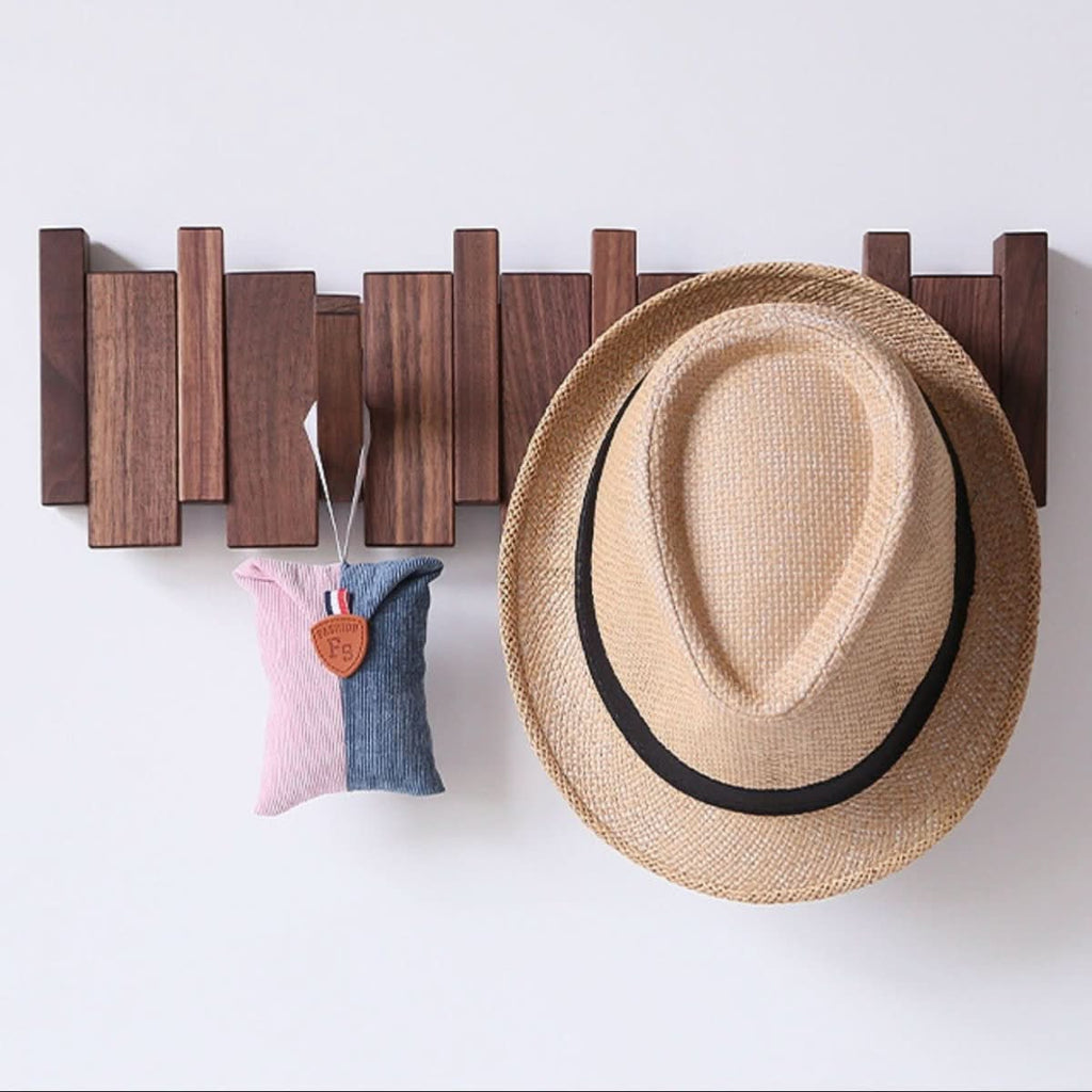 Pianohang Wall Mount Wardrobe With Folding Hooks For Hallways