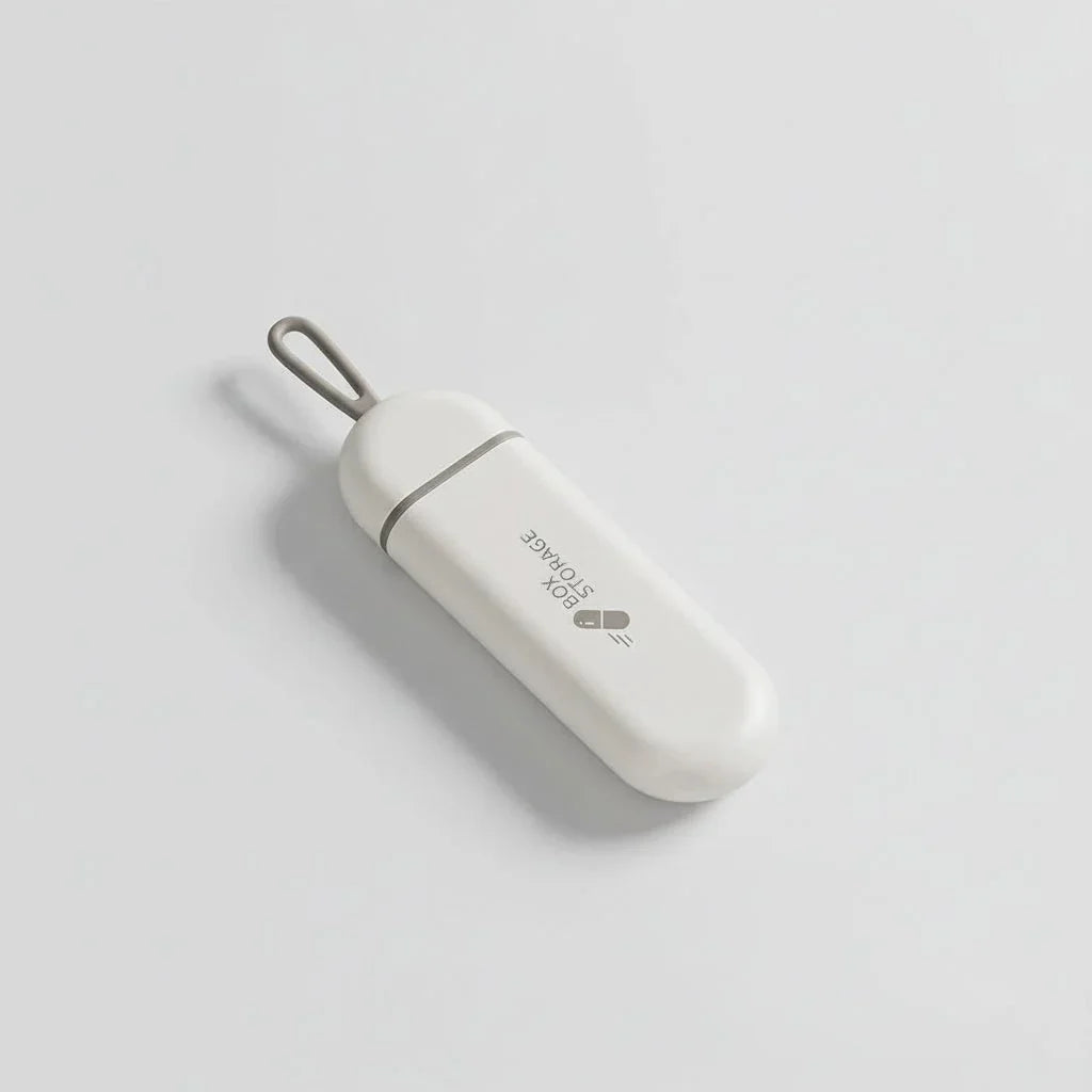 Boîte à pilules de voyage compacte Pilltrip pour médicaments quotidiens