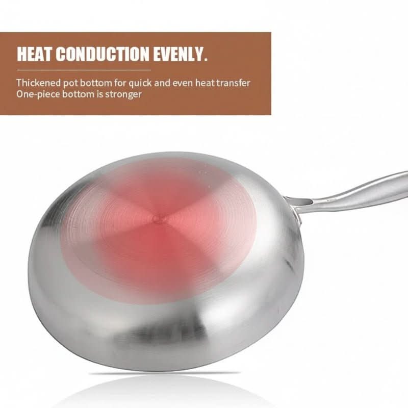PinnaclePan Uncoated Frying Pan Preserves Natural Flavor