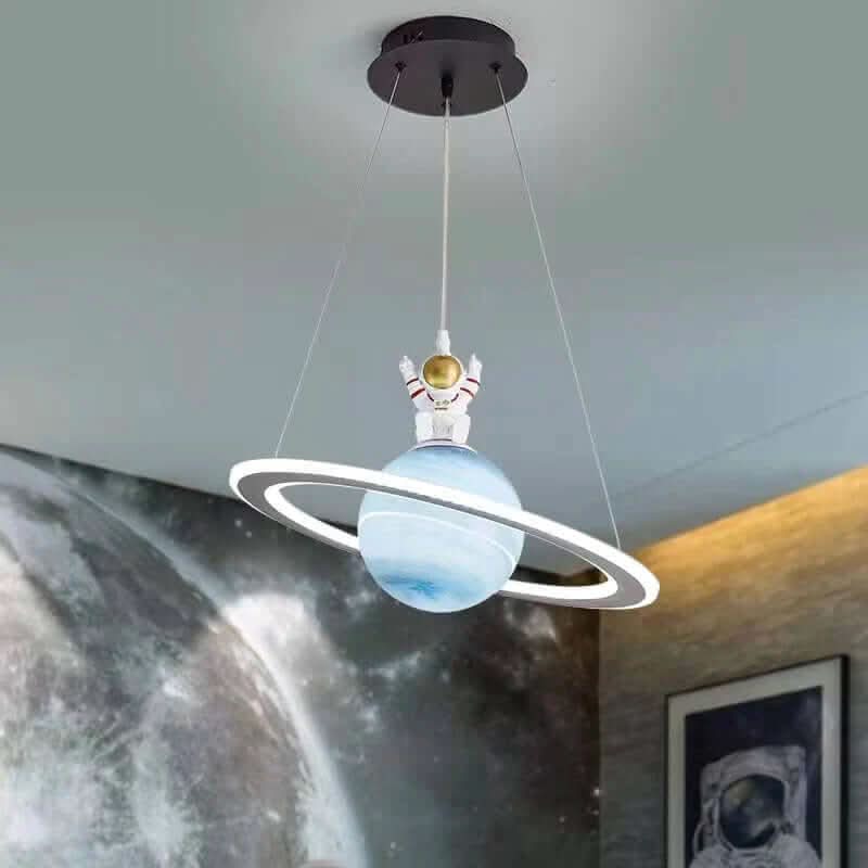 Lampada Planet Lamp Plafoniera Cosmica per Camerette a Tema Spaziale
