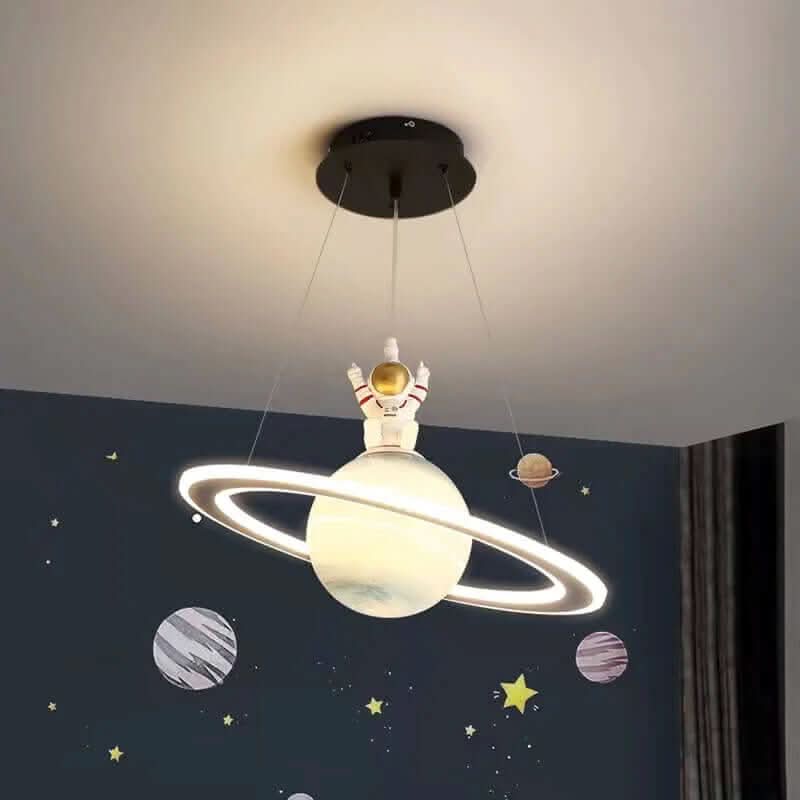 Lampada Planet Lamp Plafoniera Cosmica per Camerette a Tema Spaziale