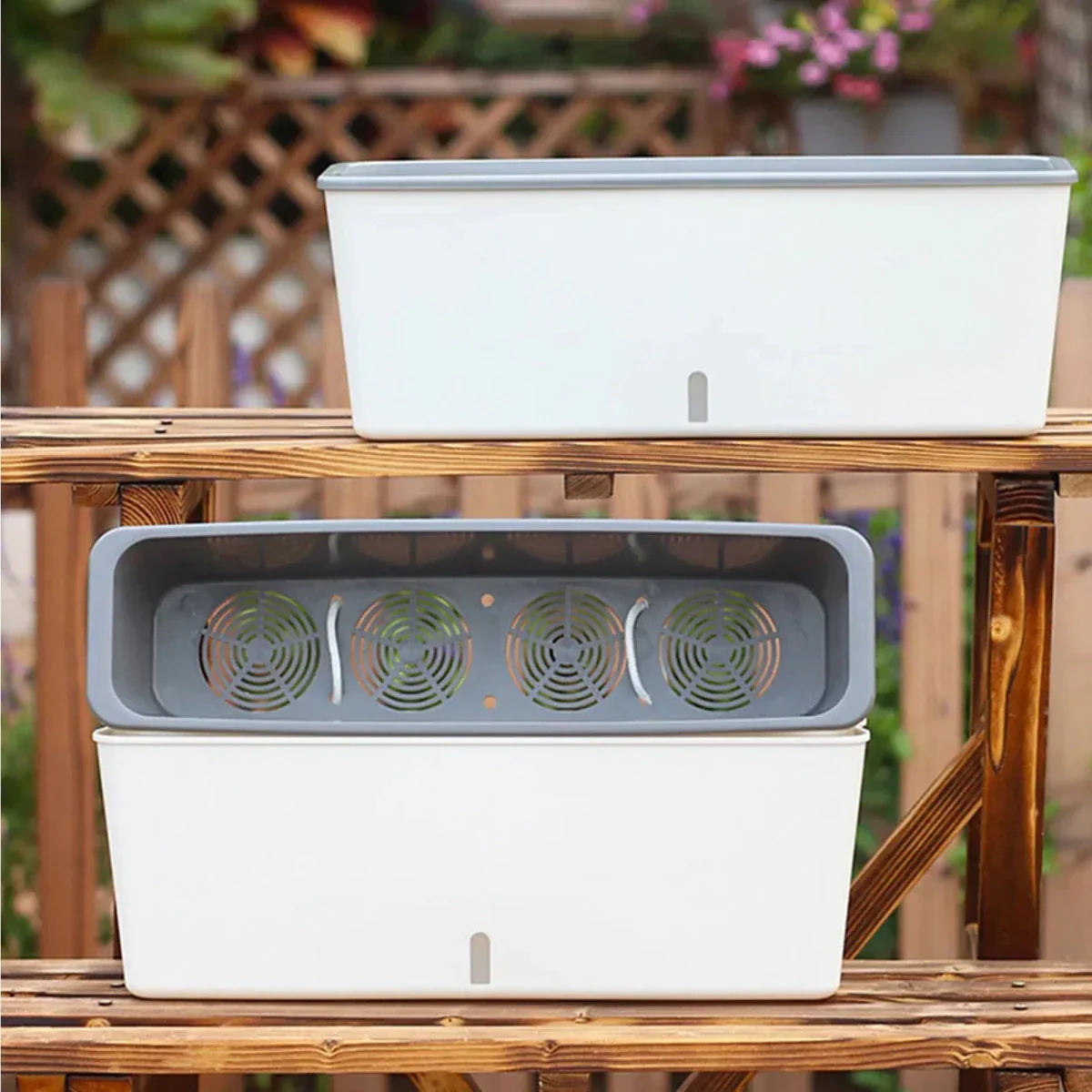 PlantMate Planter With Self Watering System For Consistent Hydration