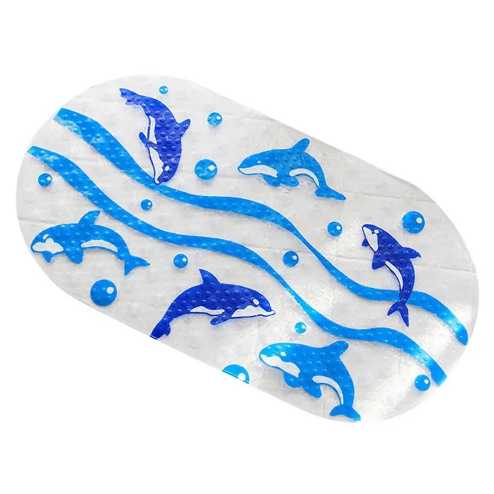 PLAYTUB SAFEPLAY Non Slip Bath Mat For Kids With Colorful Cartoon Print