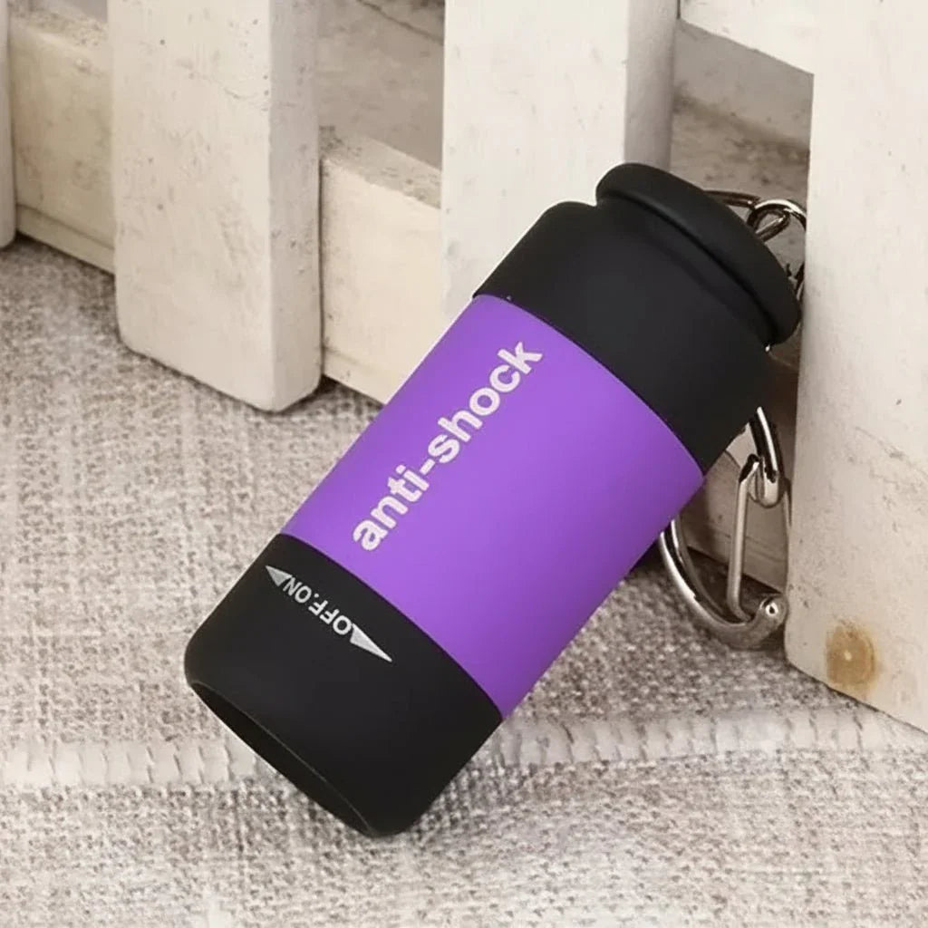 POCKETLUX ミニ USB LED 懐中電灯 充電式 防水