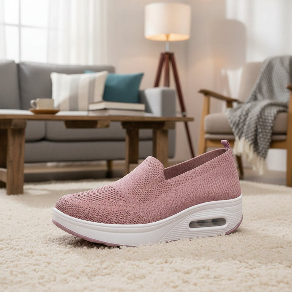 OrthoLuxe Dames Comfortschoenen Ademend Instapmodel voor Pijnverlichting en Houdingsondersteuning