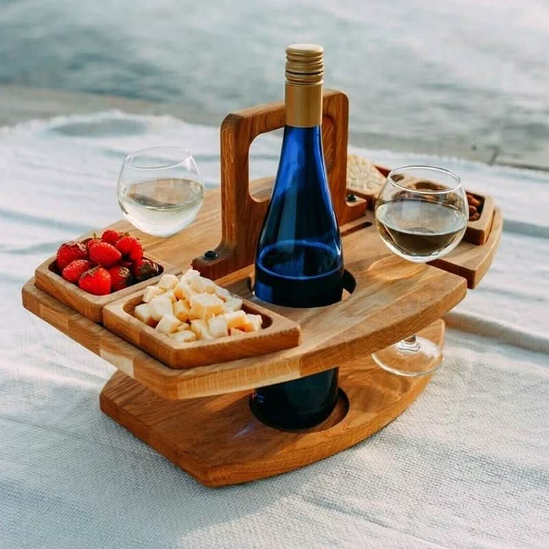 Kompaktní přenosný piknikový stůl pro venkovní použití na pláži