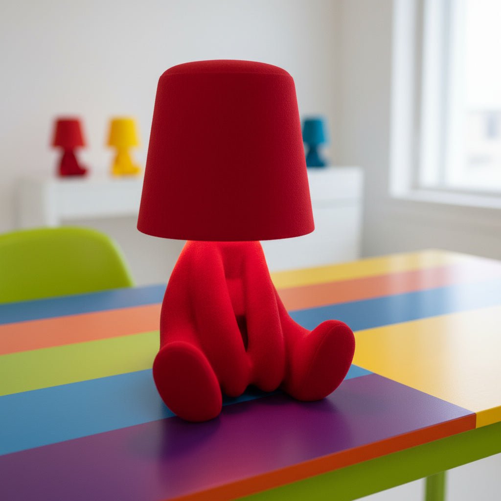 Stolní lampa POSELITE LED s moderním lidským designem pro použití na stole