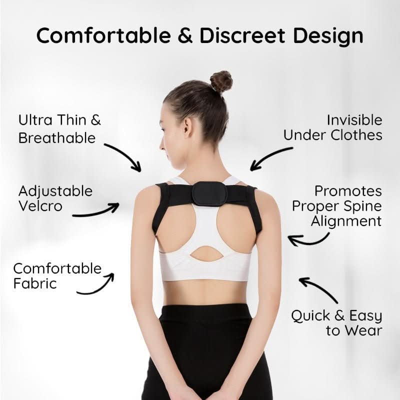 PosturePro Discreet Back Support For Posture Alignment