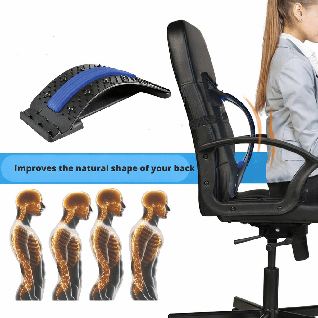 POSTUREZEN ergonomisk ryggstrekkermassasje for forbedring av holdning og avslapning