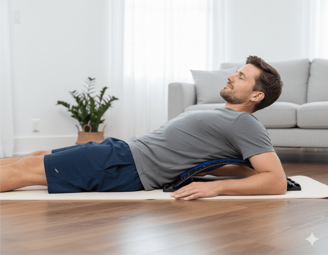 POSTUREZEN ergonomisk ryggstrekkermassasje for forbedring av holdning og avslapning
