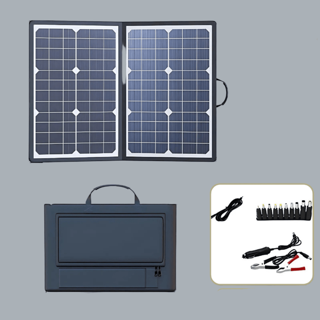 لوحة شمسية ذكية محمولة PowerFold بنظام MPPT للاستخدام الخارجي