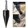 Herramienta para partir madera POWERSPLIT con taladro de acero al carbono y tres ejes
