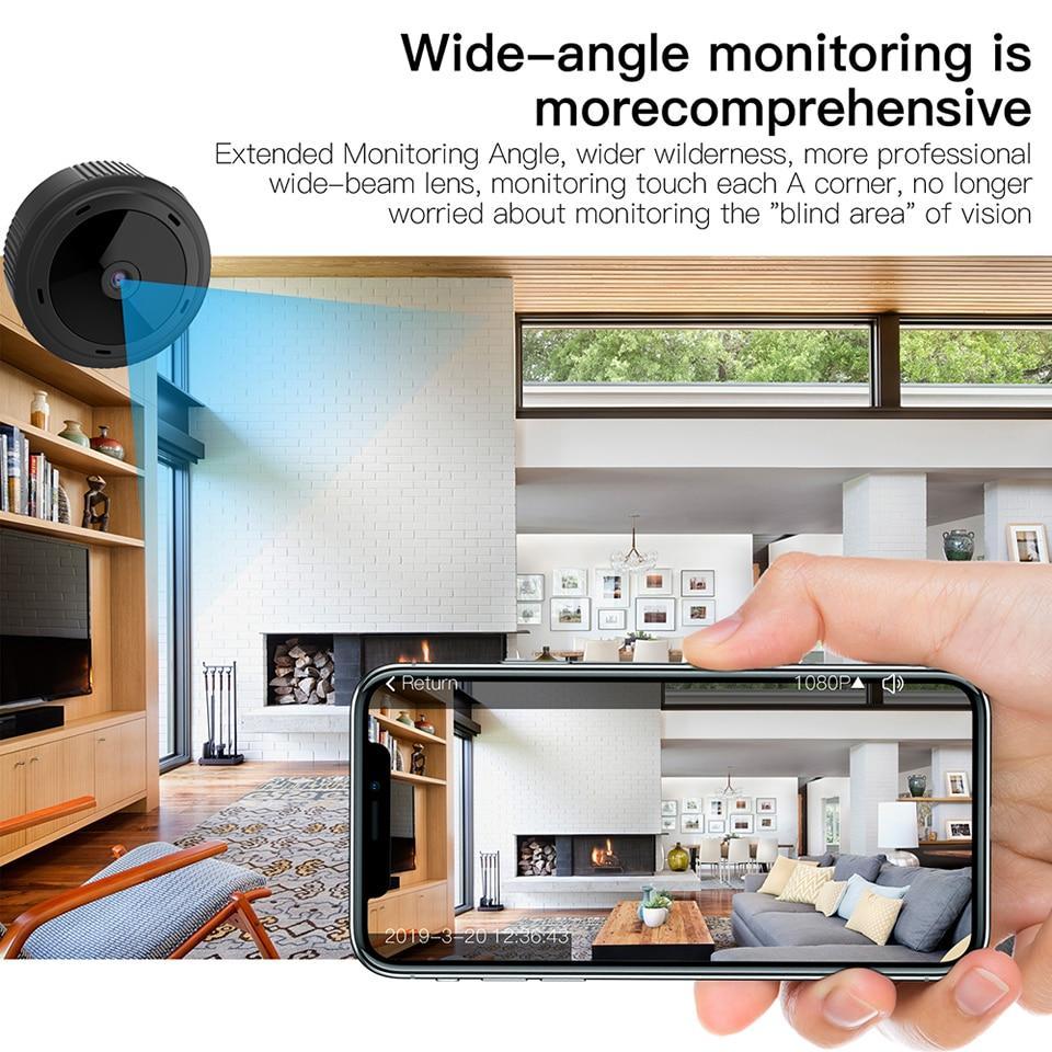 Mini kamera WiFi do monitoringu domu i opieki nad dzieckiem z trybem nocnym