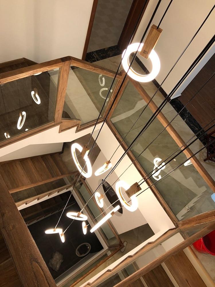 Lampadario a anello Kowa per soffitto, illuminazione per arredamento moderno della casa