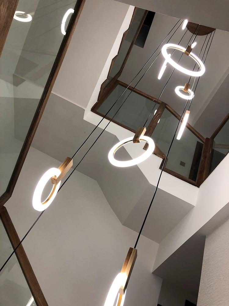 Lampadario a anello Kowa per soffitto, illuminazione per arredamento moderno della casa