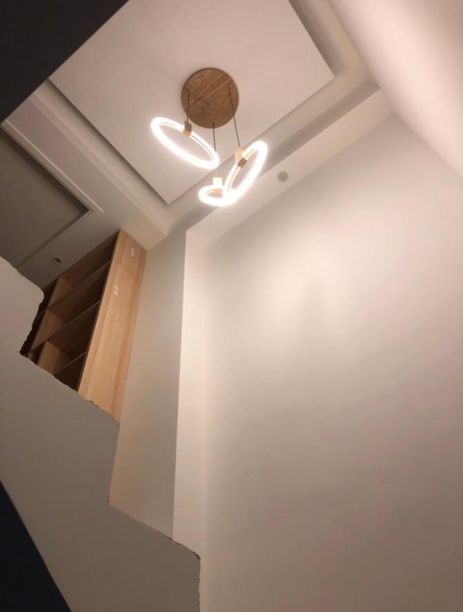 Lampadario a anello Kowa per soffitto, illuminazione per arredamento moderno della casa