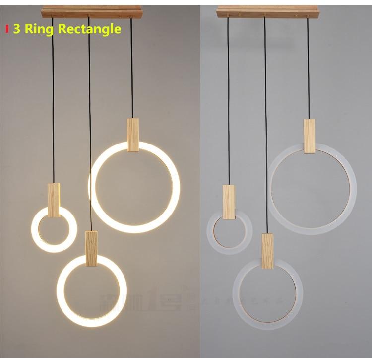 Lampadario a anello Kowa per soffitto, illuminazione per arredamento moderno della casa