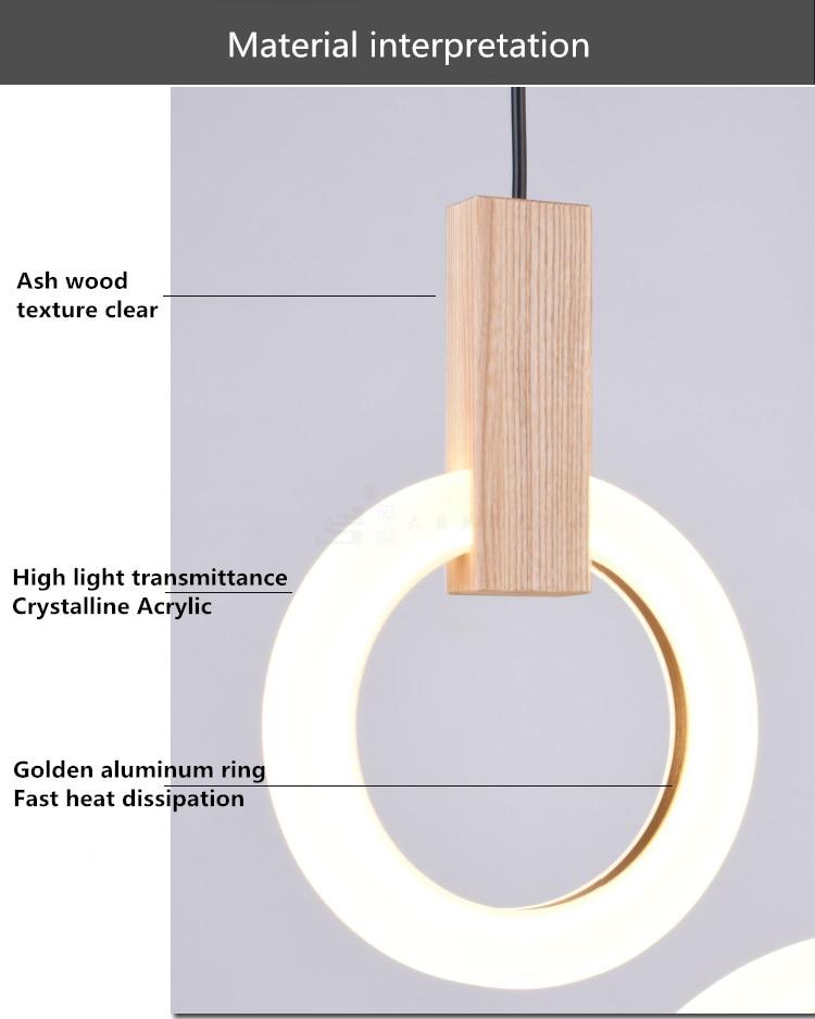Lampadario a anello Kowa per soffitto, illuminazione per arredamento moderno della casa