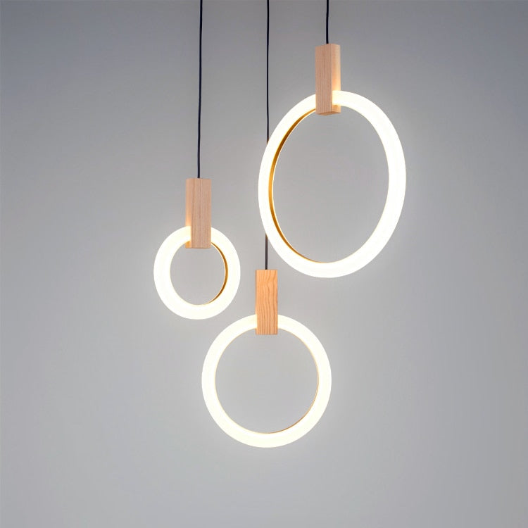 Lampadario a anello Kowa per soffitto, illuminazione per arredamento moderno della casa