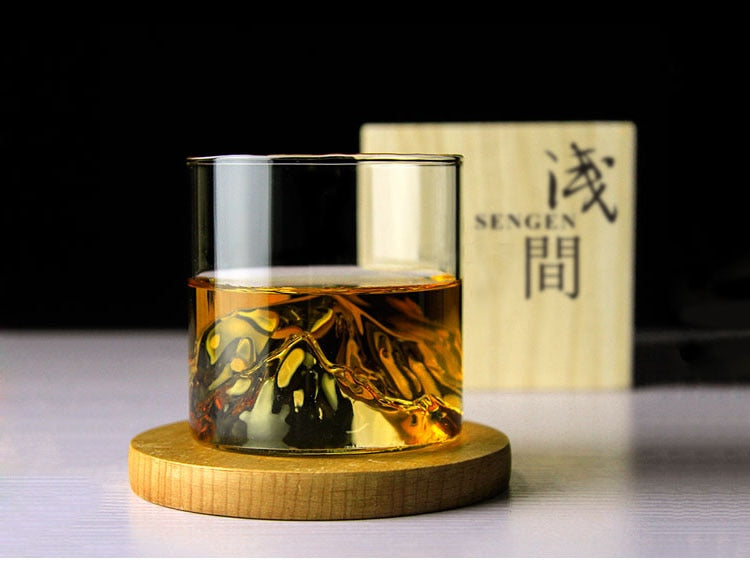 Japonský design krystalového skla pro whisky nadčasový luxus