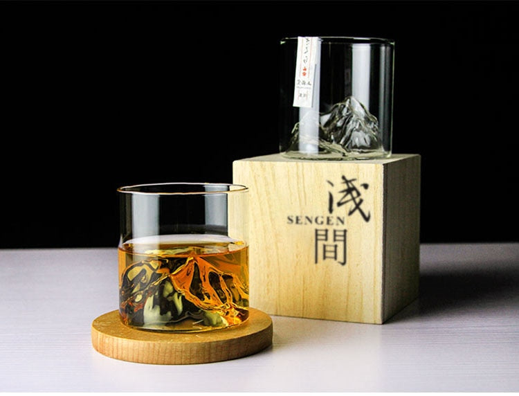 Japonský design krystalového skla pro whisky nadčasový luxus