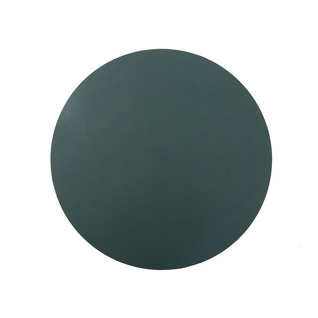 Contemporary Placemats And Coasters In PU Leather Waterproof