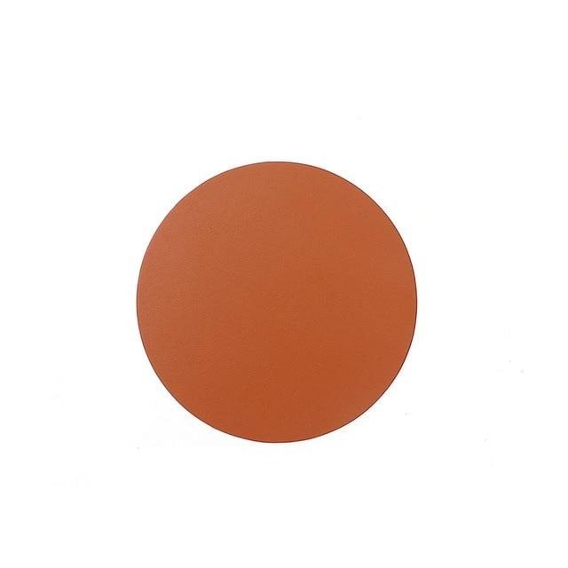 Contemporary Placemats And Coasters In PU Leather Waterproof