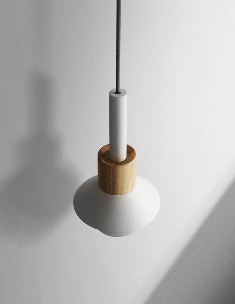 Averyn Metal and Wood Pendant Lights for Colorful Rooms