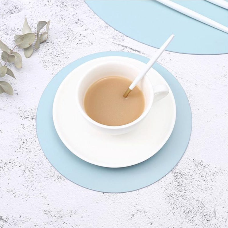 Contemporary Placemats And Coasters In PU Leather Waterproof