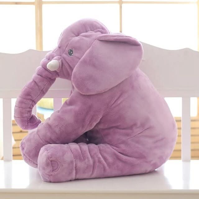 Pluszowa Poduszka Słoń Cuddle: Ultra Miękka i Przytulna dla Niemowląt i Dzieci