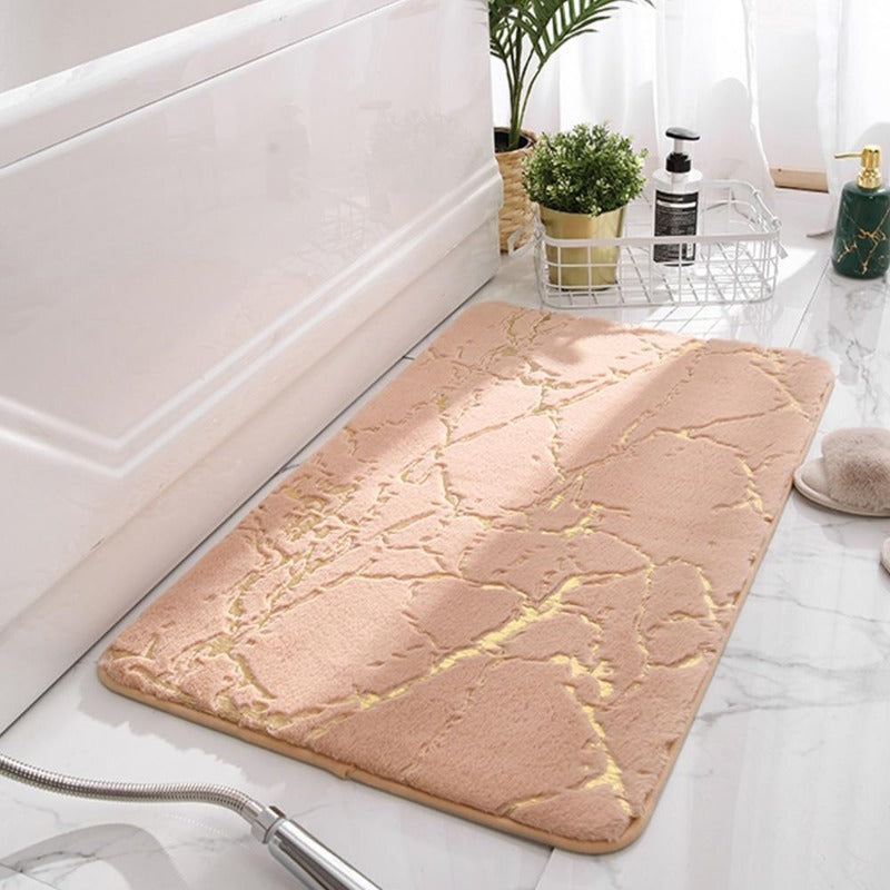 Dazzle Bath Mats With Non Slip And Super Absorbent Design