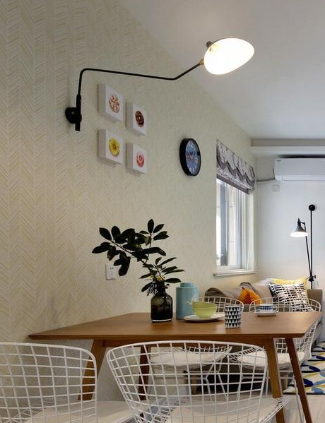 Nysa Oblouková nástěnná lampa s dvojitými otočnými rameny ve stylu středního století
