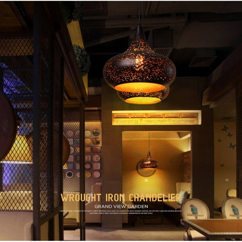 Nova Starry Warm Pendant Light For Modern Hallways