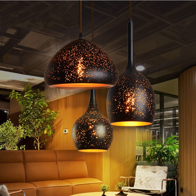 Nova Starry Warm Pendant Light For Modern Hallways