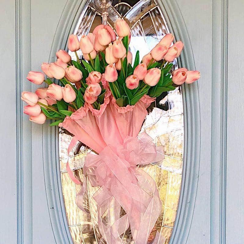 Flores Artificiales de Tulipanes Falsos de 10 Piezas