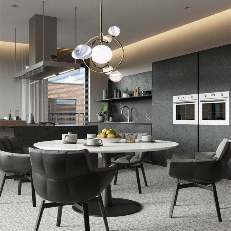 Designérský lustr AuroraSphere Planet pro obývací pokoje
