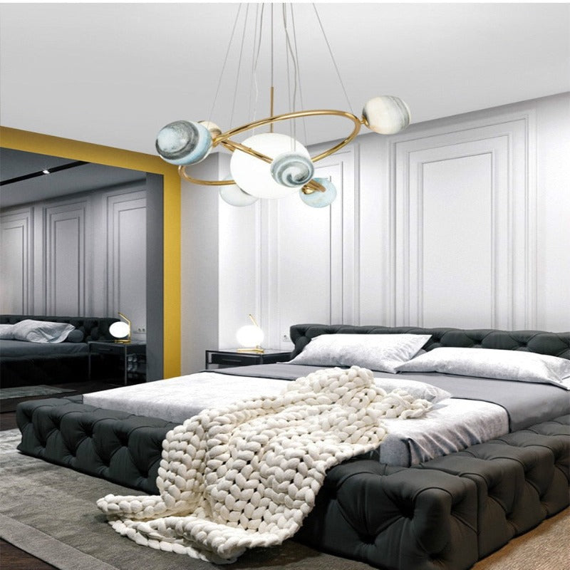Designérský lustr AuroraSphere Planet pro obývací pokoje