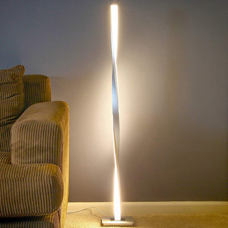 AstraNova LED Twist Gulvlampe Med Moderne Design