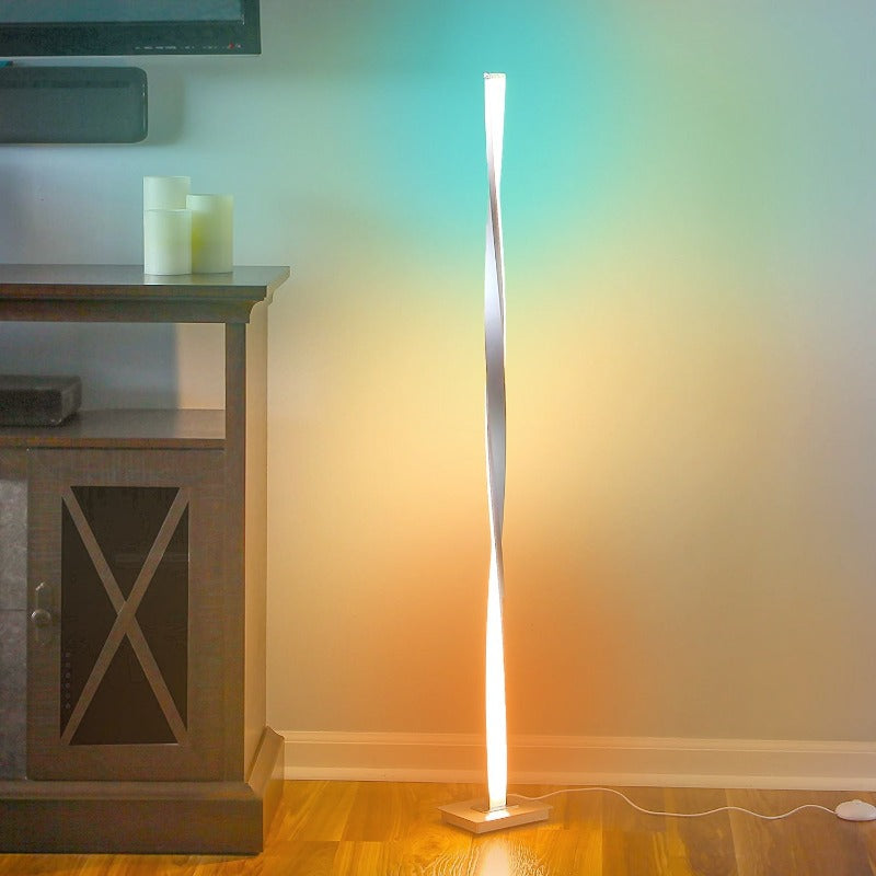 AstraNova LED Twist Gulvlampe Med Moderne Design