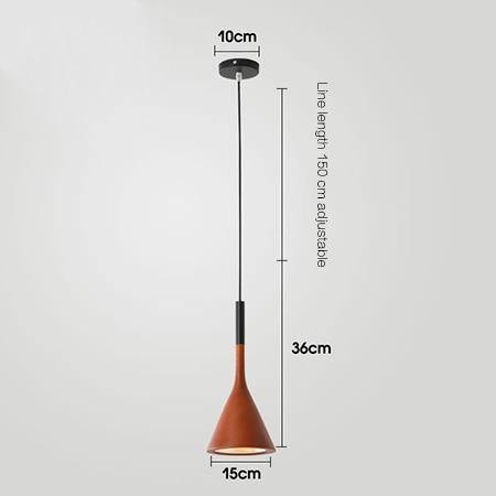 Severský styl závěsného kuželového osvětlení pro domácí interiéry