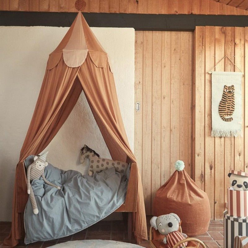 Circus Chiffon Canopy And Nursery Set Cot Cover For Kids Room