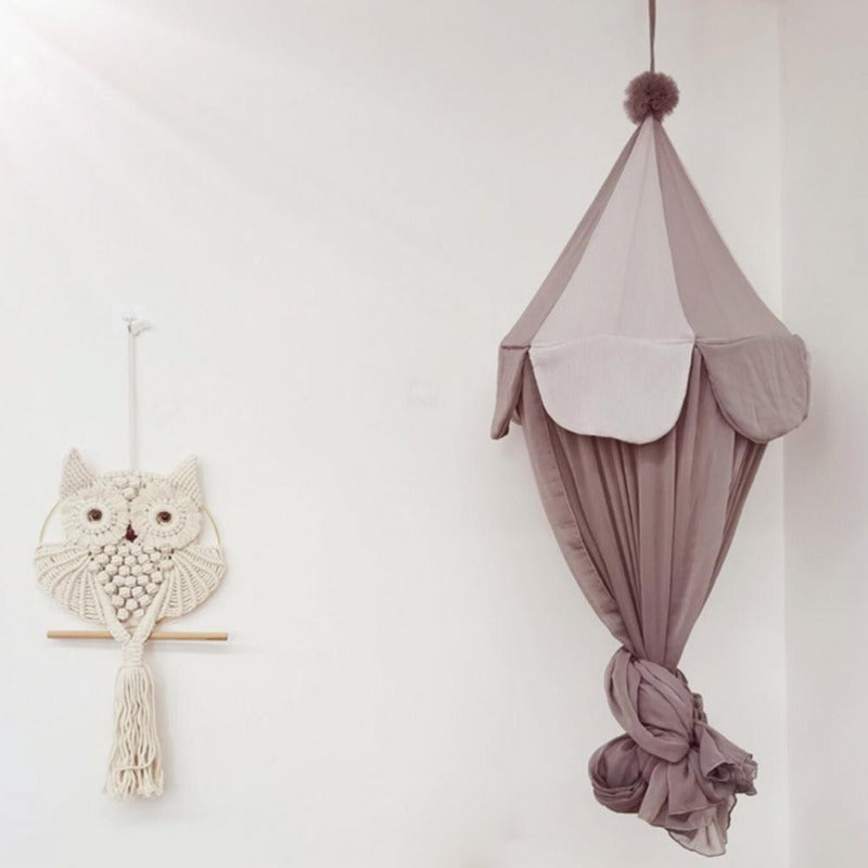 Circus Chiffon Canopy And Nursery Set Cot Cover For Kids Room