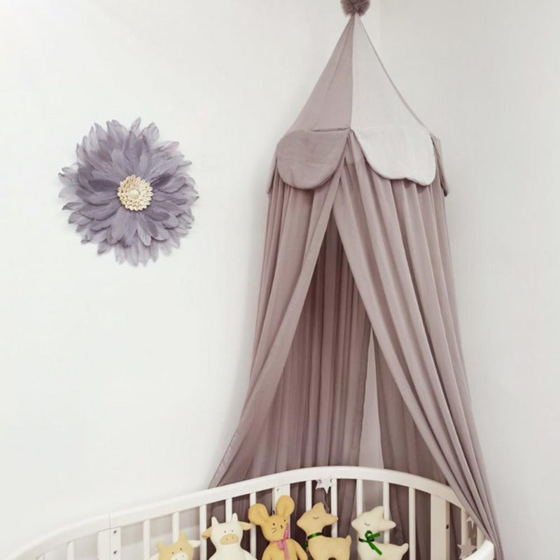 Circus Chiffon Canopy And Nursery Set Cot Cover For Kids Room