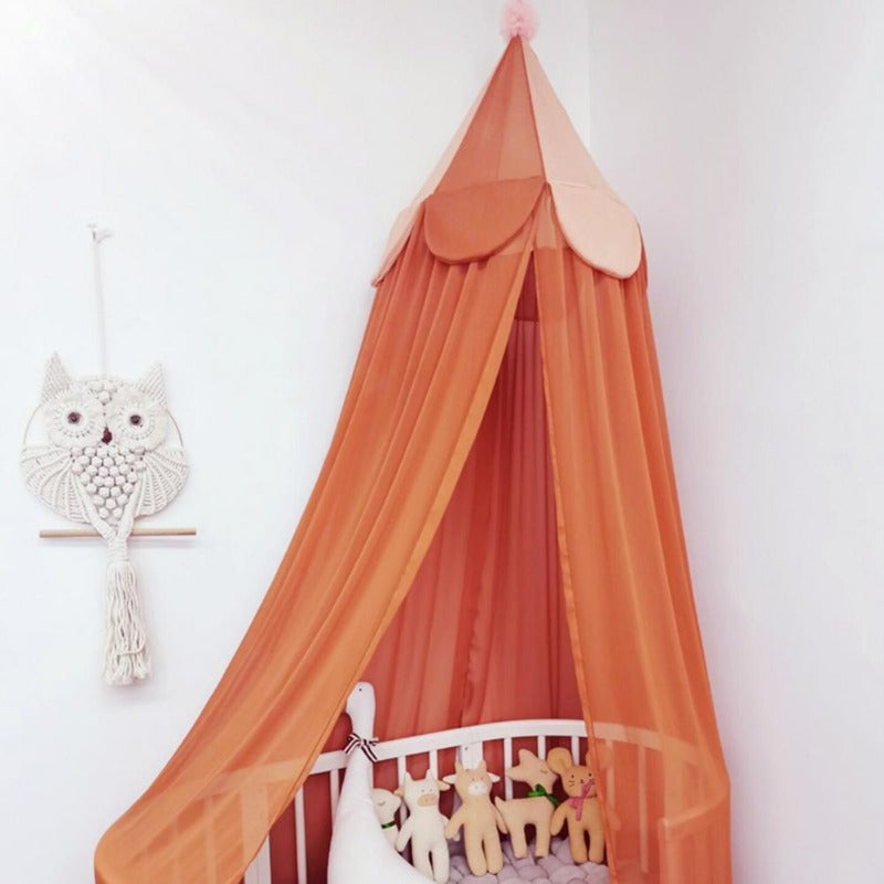 Circus Chiffon Canopy And Nursery Set Cot Cover For Kids Room