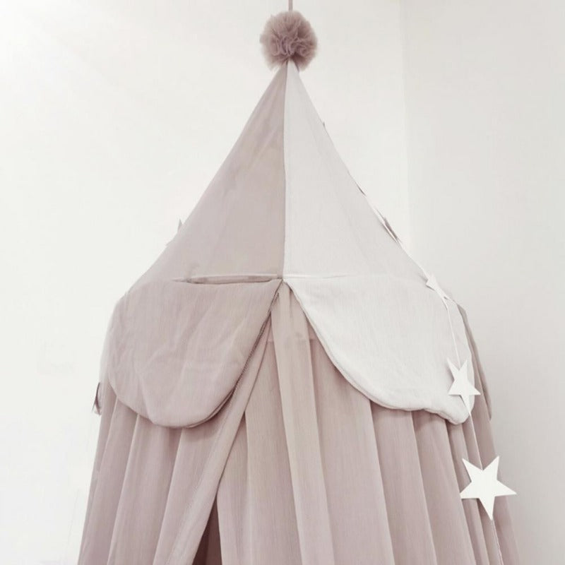 Circus Chiffon Canopy And Nursery Set Cot Cover For Kids Room