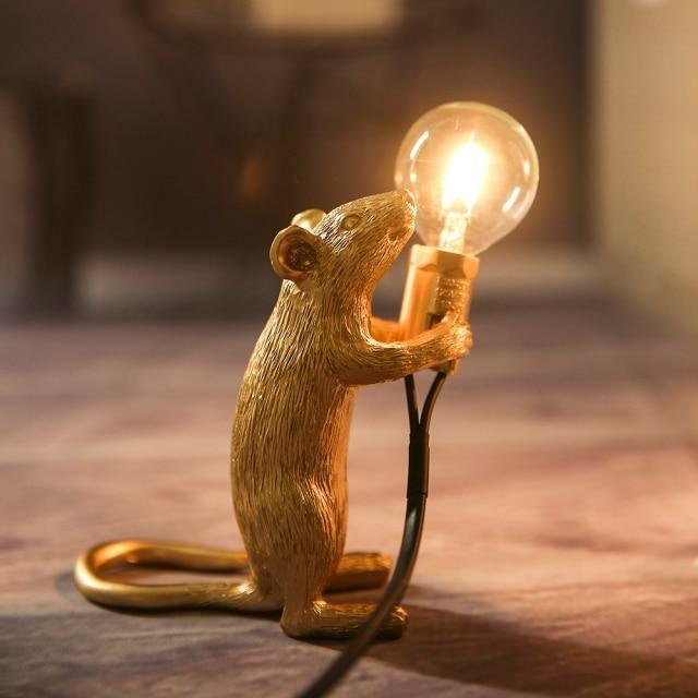 Mice lampa elegantní stolní světlo pro domácí dekoraci a obývací pokoje