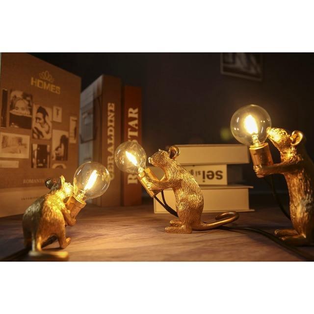 Mice lampa elegantní stolní světlo pro domácí dekoraci a obývací pokoje
