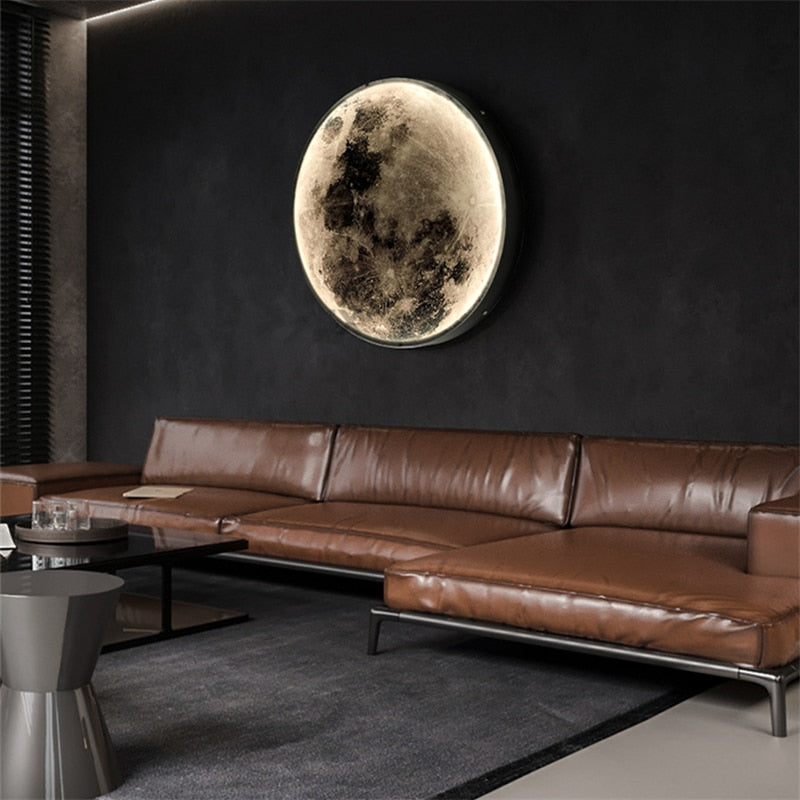 Luce da Parete Luna StellarLume di Nordic Atelier con Bagliore Morbido e Caldo