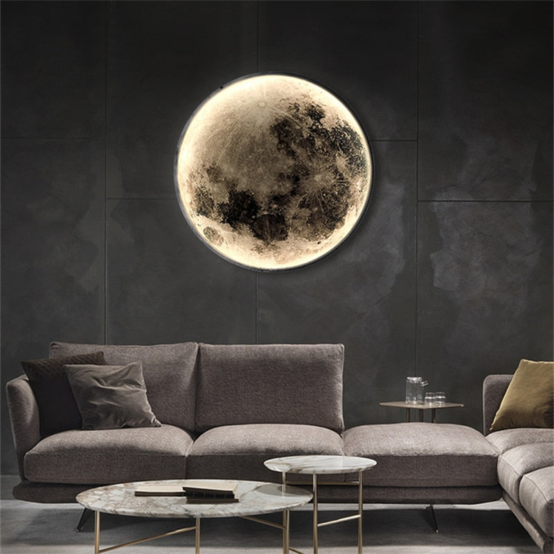 Luce da Parete Luna StellarLume di Nordic Atelier con Bagliore Morbido e Caldo